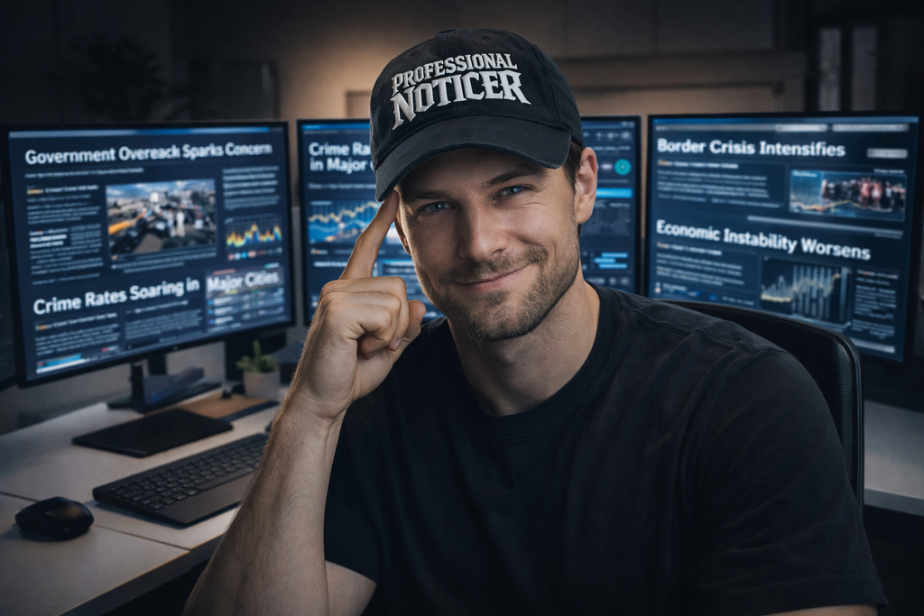 Professional Noticer - Distressed Dad Hat
