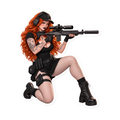 Crimson Crosshair magnet by Chrome Patriot