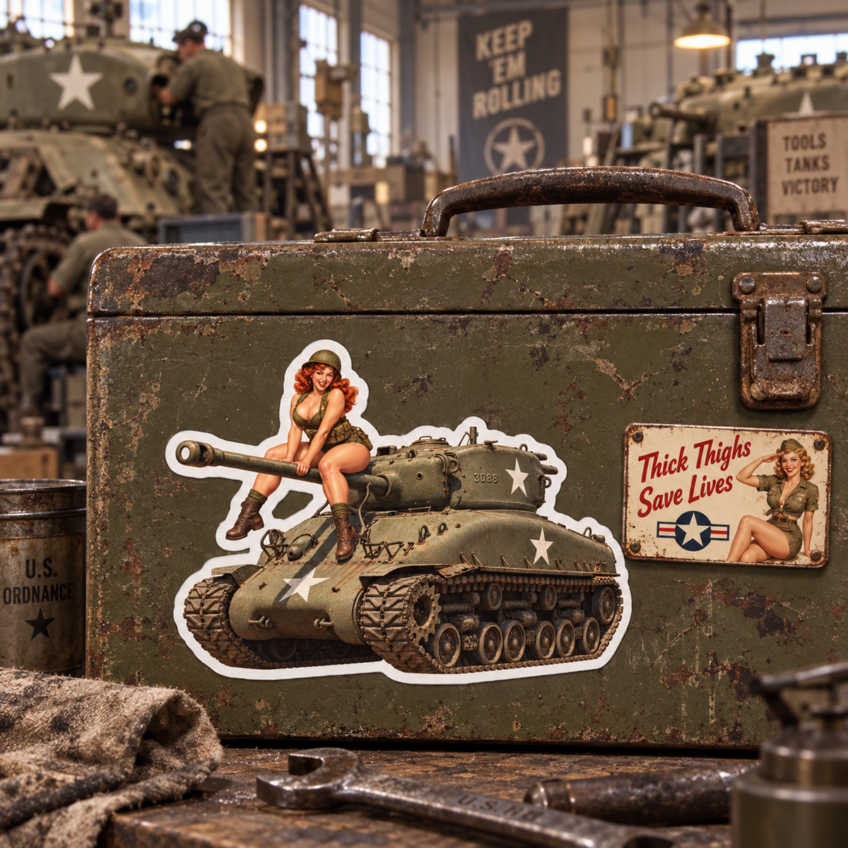 Hot & Heavy (WW2 Collection) - Magnet