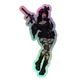 Subsonic Siren holographic sticker by Chrome Patriot