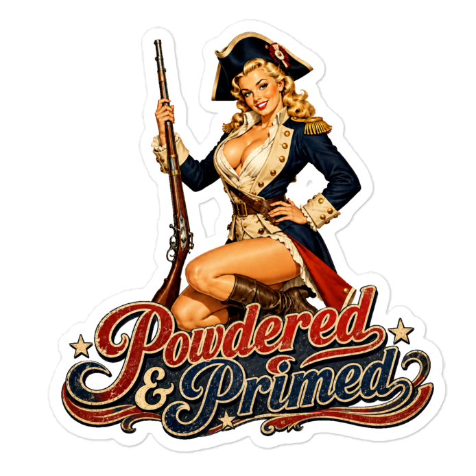Powdered & Primed - Sticker
