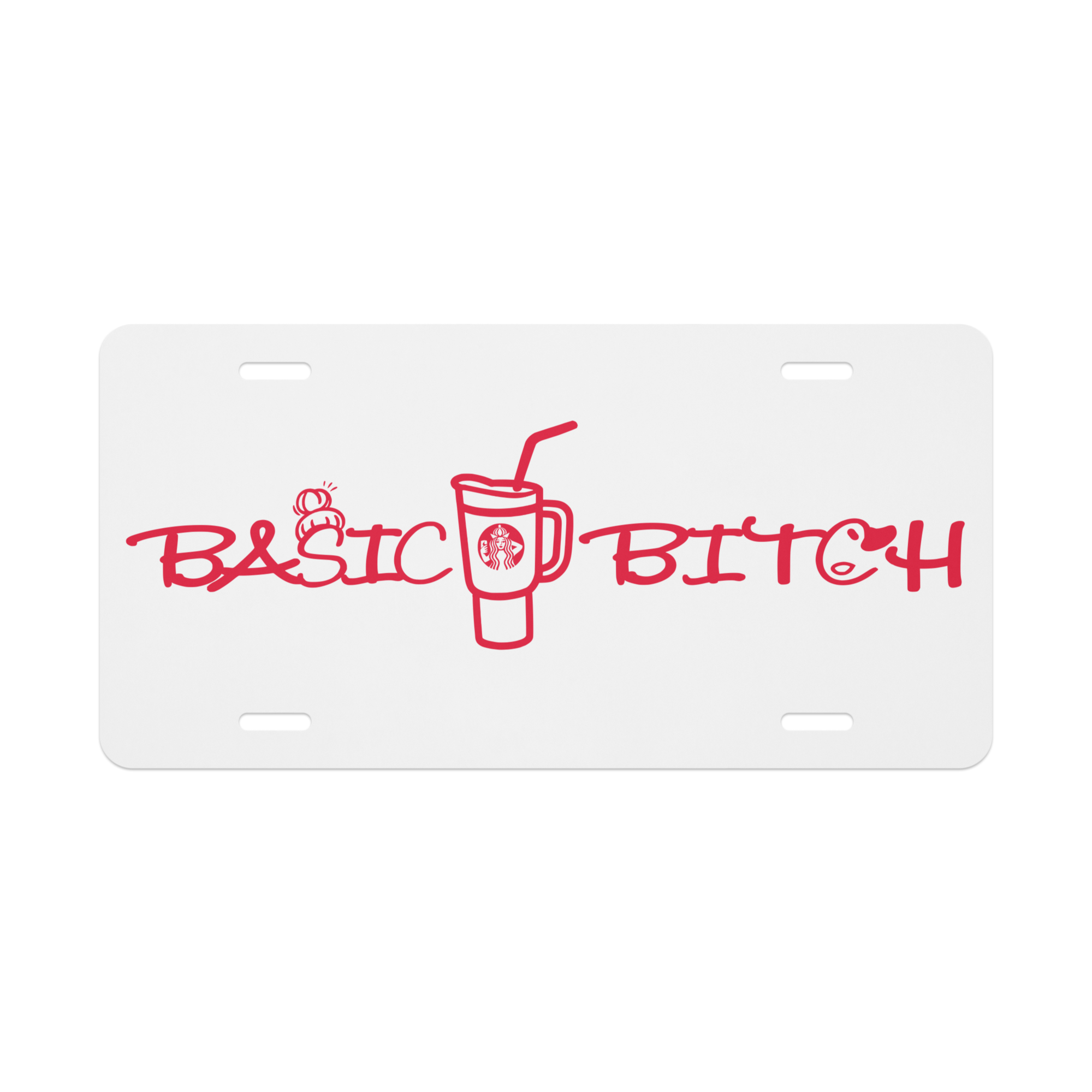 Basic B*tch - Vanity Plate